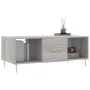 Sonoma gray plywood coffee table 102x50x40 cm by vidaXL, Coffee table - Ref: Foro24-829290, Price: 48,21 €, Discount: %