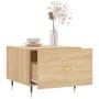 Mesa de centro madera contrachapada roble Sonoma 50x50x40 cm de vidaXL, Mesas de centro - Ref: Foro24-829354, Precio: 39,05 €...
