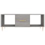 Mesa de centro madera contrachapada gris Sonoma 102x50x40 cm de vidaXL, Mesas de centro - Ref: Foro24-829290, Precio: 48,62 €...