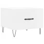 Couchtisch aus Holzwerkstoff glänzend weiß 50x50x40 cm von vidaXL, Couchtisch - Ref: Foro24-829384, Preis: 42,41 €, Rabatt: %