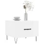 Mesa de centro madera de ingeniería brillo blanco 50x50x40 cm de vidaXL, Mesas de centro - Ref: Foro24-829384, Precio: 42,80 ...