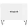 Couchtisch aus Holzwerkstoff glänzend weiß 50x50x40 cm von vidaXL, Couchtisch - Ref: Foro24-829384, Preis: 42,41 €, Rabatt: %