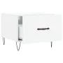 Couchtisch aus Holzwerkstoff glänzend weiß 50x50x40 cm von vidaXL, Couchtisch - Ref: Foro24-829384, Preis: 42,41 €, Rabatt: %
