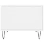 Couchtisch aus Holzwerkstoff glänzend weiß 50x50x40 cm von vidaXL, Couchtisch - Ref: Foro24-829384, Preis: 42,41 €, Rabatt: %