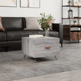 Engineered wood Sonoma gray coffee table 50x50x40 cm by vidaXL, Coffee table - Ref: Foro24-829344, Price: 39,75 €, Discount: %