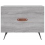 Mesa de centro madera de ingeniería gris Sonoma 50x50x40 cm de vidaXL, Mesas de centro - Ref: Foro24-829344, Precio: 40,09 €,...