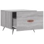 Mesa de centro madera de ingeniería gris Sonoma 50x50x40 cm de vidaXL, Mesas de centro - Ref: Foro24-829344, Precio: 40,09 €,...