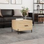 Mesa de centro madera contrachapada roble Sonoma 50x50x40 cm de vidaXL, Mesas de centro - Ref: Foro24-829418, Precio: 42,77 €...