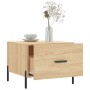 Mesa de centro madera contrachapada roble Sonoma 50x50x40 cm de vidaXL, Mesas de centro - Ref: Foro24-829418, Precio: 42,77 €...