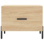 Mesa de centro madera contrachapada roble Sonoma 50x50x40 cm de vidaXL, Mesas de centro - Ref: Foro24-829418, Precio: 42,77 €...