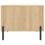 Mesa de centro madera contrachapada roble Sonoma 50x50x40 cm de vidaXL, Mesas de centro - Ref: Foro24-829418, Precio: 42,77 €...