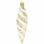 Esfera Espiral de Navidad 40 pcs Dorado Plástico en Decoración Festiva y Estacional | Comprar online en Foru.es