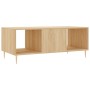 Mesa de centro madera contrachapada roble Sonoma 102x50x40 cm de vidaXL, Mesas de centro - Ref: Foro24-829287, Precio: 49,89 ...
