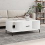 Mesa de centro madera contrachapada blanco 102x50x40 cm de vidaXL, Mesas de centro - Ref: Foro24-829300, Precio: 53,97 €, Des...