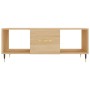 Mesa de centro madera contrachapada roble Sonoma 102x50x40 cm de vidaXL, Mesas de centro - Ref: Foro24-829279, Precio: 47,75 ...