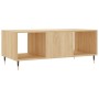Mesa de centro madera contrachapada roble Sonoma 102x50x40 cm de vidaXL, Mesas de centro - Ref: Foro24-829279, Precio: 47,75 ...