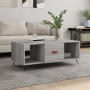 Mesa de centro madera contrachapada gris Sonoma 102x50x40 cm de vidaXL, Mesas de centro - Ref: Foro24-829274, Precio: 49,36 €...