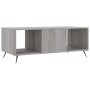 Mesa de centro madera contrachapada gris Sonoma 102x50x40 cm de vidaXL, Mesas de centro - Ref: Foro24-829274, Precio: 49,36 €...