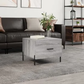 Sonoma gray plywood coffee table 50x50x40 cm by vidaXL, Coffee table - Ref: Foro24-829424, Price: 43,43 €, Discount: %