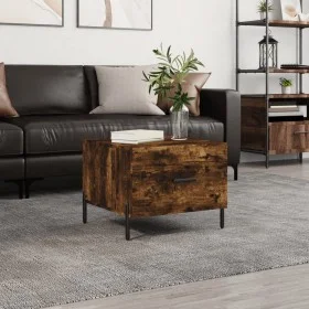 Smoked oak plywood coffee table 50x50x40 cm by vidaXL, Coffee table - Ref: Foro24-829422, Price: 42,14 €, Discount: %