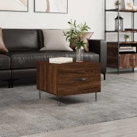 Mesa de centro madera contrachapada roble marrón 50x50x40 cm de vidaXL, Mesas de centro - Ref: Foro24-829394, Precio: 36,91 €...