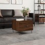 Mesa de centro madera contrachapada roble marrón 50x50x40 cm de vidaXL, Mesas de centro - Ref: Foro24-829394, Precio: 36,91 €...