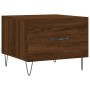 Mesa de centro madera contrachapada roble marrón 50x50x40 cm de vidaXL, Mesas de centro - Ref: Foro24-829394, Precio: 36,91 €...