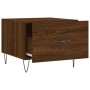 Mesa de centro madera contrachapada roble marrón 50x50x40 cm de vidaXL, Mesas de centro - Ref: Foro24-829394, Precio: 36,91 €...