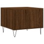Mesa de centro madera contrachapada roble marrón 50x50x40 cm de vidaXL, Mesas de centro - Ref: Foro24-829394, Precio: 36,91 €...