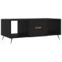 Mesa de centro madera contrachapada negro 102x50x40 cm de vidaXL, Mesas de centro - Ref: Foro24-829269, Precio: 69,39 €, Desc...