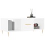 Mesa de centro madera contrachapada blanco 102x50x40 cm de vidaXL, Mesas de centro - Ref: Foro24-829284, Precio: 51,51 €, Des...
