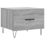 Mesa de centro madera contrachapada gris Sonoma 50x50x40 cm de vidaXL, Mesas de centro - Ref: Foro24-829392, Precio: 38,53 €,...