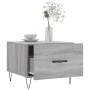 Mesa de centro madera contrachapada gris Sonoma 50x50x40 cm de vidaXL, Mesas de centro - Ref: Foro24-829392, Precio: 38,53 €,...
