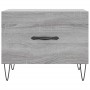 Mesa de centro madera contrachapada gris Sonoma 50x50x40 cm de vidaXL, Mesas de centro - Ref: Foro24-829392, Precio: 38,53 €,...