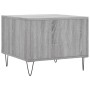 Mesa de centro madera contrachapada gris Sonoma 50x50x40 cm de vidaXL, Mesas de centro - Ref: Foro24-829392, Precio: 38,53 €,...