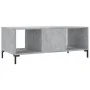 Mesa de centro madera contrachapada gris hormigón 102x50x40 cm de vidaXL, Mesas de centro - Ref: Foro24-829304, Precio: 52,42...