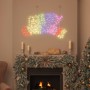 Cartel de Navidad con 240 LED Multicolor 100 x 50 cm PVC en Decoración Festiva y Estacional | Comprar online en Foru.es