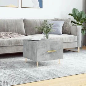 Mesa de centro madera de ingeniería gris hormigón 50x50x40 cm de vidaXL, Mesas de centro - Ref: Foro24-829372, Precio: 37,84 ...