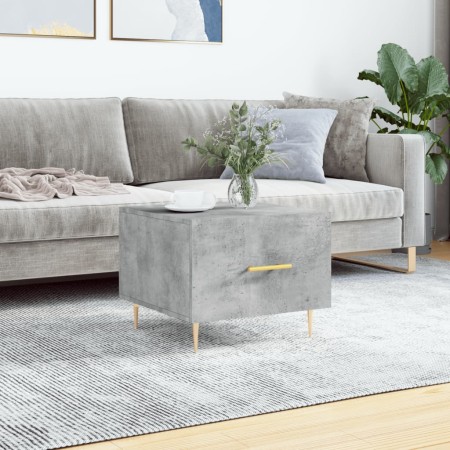 Mesa de centro madera de ingeniería gris hormigón 50x50x40 cm de vidaXL, Mesas de centro - Ref: Foro24-829372, Precio: 38,15 ...