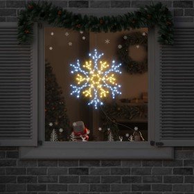 Copos de nieve navideños Cálido 56 x 49 x 0.7 cm PVC en Decoración Festiva y Estacional | Comprar online en Foru.es