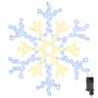 Copos de nieve navideños Cálido 56 x 49 x 0.7 cm PVC en Decoración Festiva y Estacional | Comprar online en Foru.es