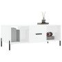 Mesa de centro madera contrachapada blanco brillo 102x50x40 cm de vidaXL, Mesas de centro - Ref: Foro24-829310, Precio: 53,31...