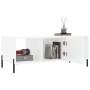 Mesa de centro madera contrachapada blanco brillo 102x50x40 cm de vidaXL, Mesas de centro - Ref: Foro24-829310, Precio: 53,31...