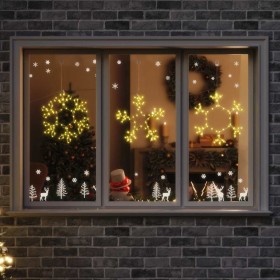 Copos de nieve navideños con 252 LED Cálido 45 x 38 cm PVC en Decoración Festiva y Estacional | Comprar online en Foru.es
