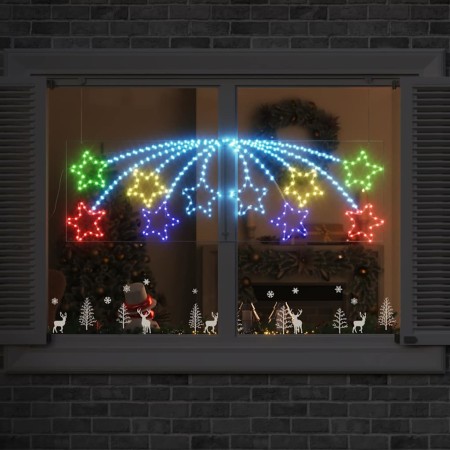 Estrella de Navidad con 432 LED Multicolor 180 x 57 cm PVC en Decoración Festiva y Estacional | Comprar online en Foru.es