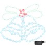 Campana de Navidad con 144 LED Multicolor 56 x 46 cm PVC en Decoración Festiva y Estacional | Comprar online en Foru.es
