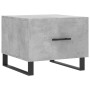 Mesa de centro madera de ingeniería gris hormigón 50x50x40 cm de vidaXL, Mesas de centro - Ref: Foro24-829452, Precio: 45,05 ...