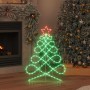 Luz en forma de árbol de Navidad Multicolor 80 x 56 cm PVC en Decoración Festiva y Estacional | Comprar online en Foru.es