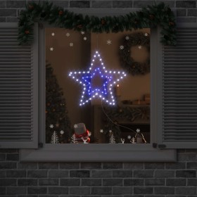 Estrella de Navidad con 72 LED Frío 51,5 x 50 x 0,65 cm Hierro en Decoración Festiva y Estacional | Comprar online en Foru.es