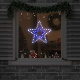 Estrella de Navidad con 72 LED Frío 51,5 x 50 x 0,65 cm Hierro en Decoración Festiva y Estacional | Comprar online en Foru.es